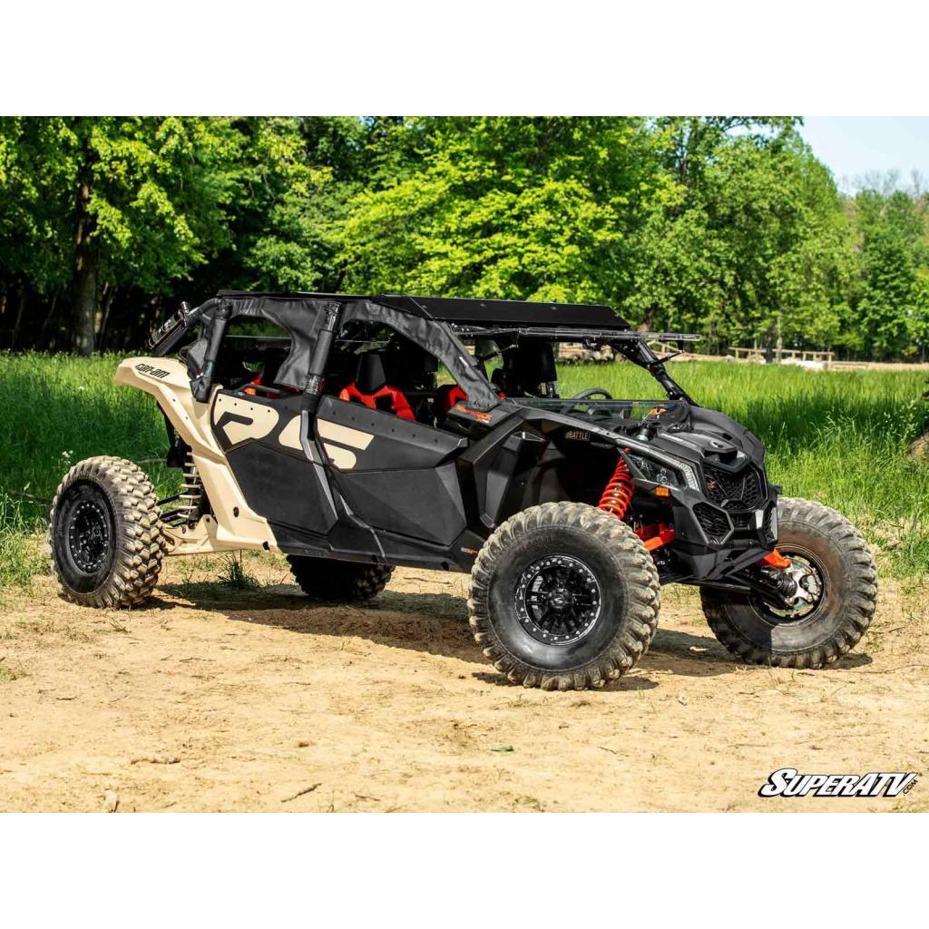 SuperATV Can - Am Maverick X3 MAX Primal Soft Cab Enclosure Upper Doors - MojoMotoSport.com