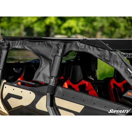 SuperATV Can - Am Maverick X3 MAX Primal Soft Cab Enclosure Upper Doors - MojoMotoSport.com