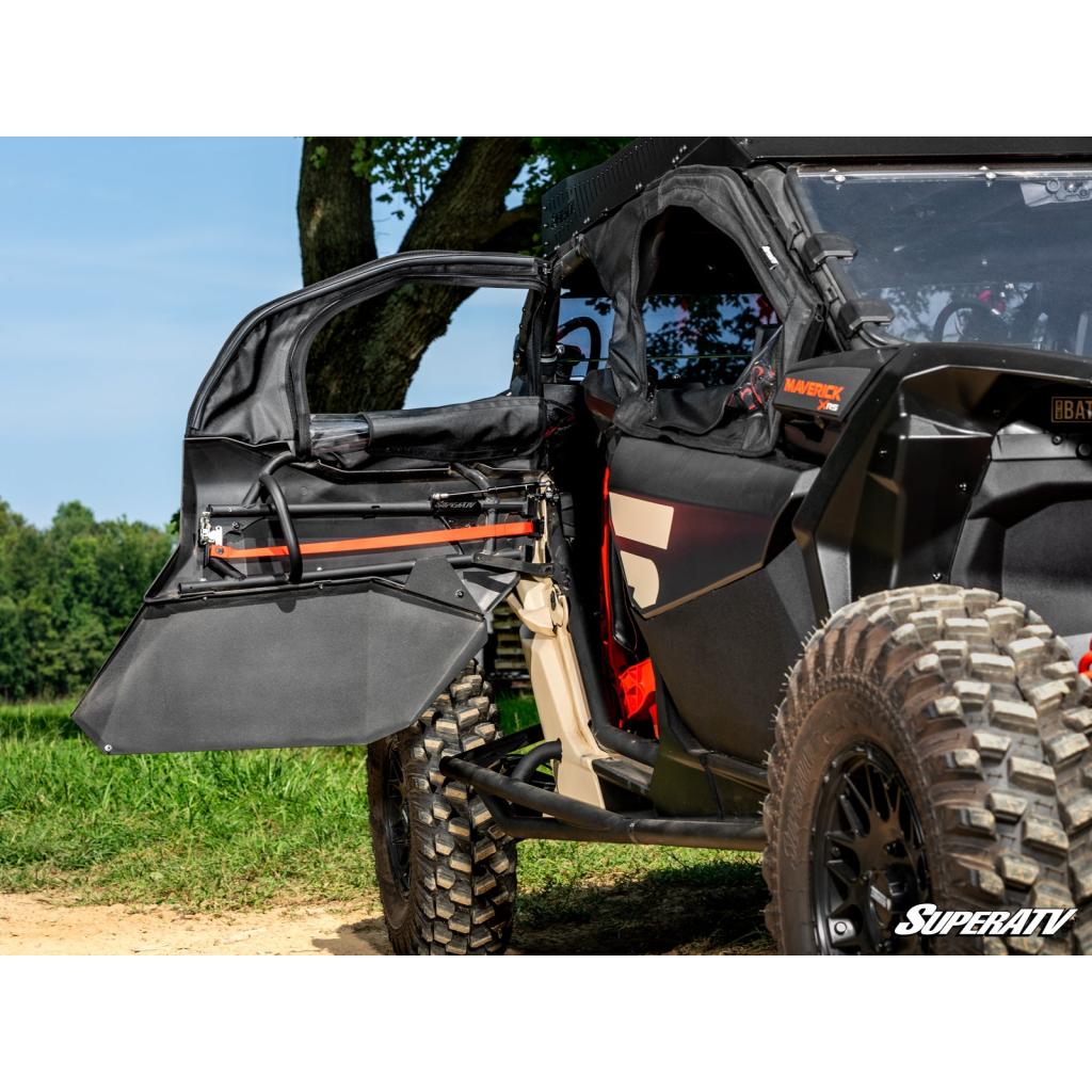 SuperATV Can - Am Maverick X3 MAX Primal Soft Cab Enclosure Upper Doors - MojoMotoSport.com