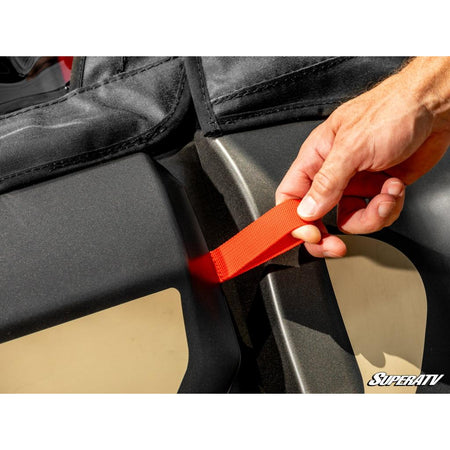 SuperATV Can - Am Maverick X3 MAX Primal Soft Cab Enclosure Upper Doors - MojoMotoSport.com