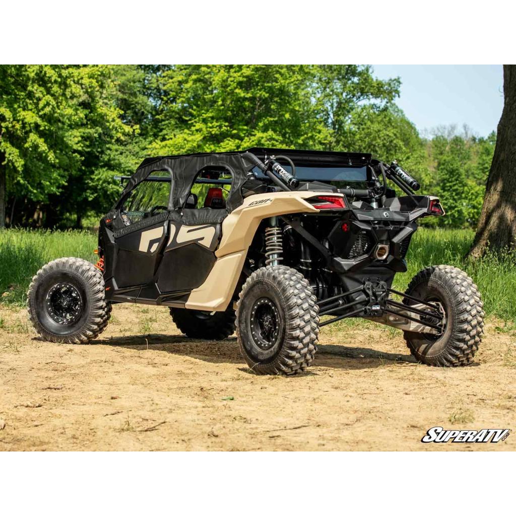 SuperATV Can - Am Maverick X3 MAX Primal Soft Cab Enclosure Upper Doors - MojoMotoSport.com