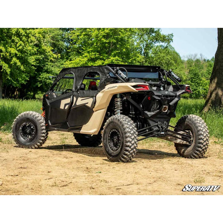 SuperATV Can - Am Maverick X3 MAX Primal Soft Cab Enclosure Upper Doors - MojoMotoSport.com