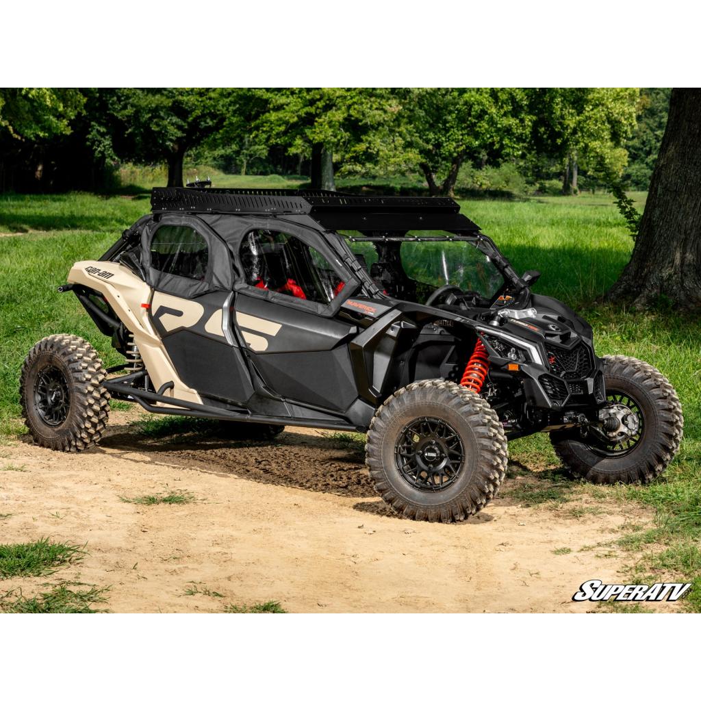 SuperATV Can - Am Maverick X3 MAX Primal Soft Cab Enclosure Upper Doors - MojoMotoSport.com