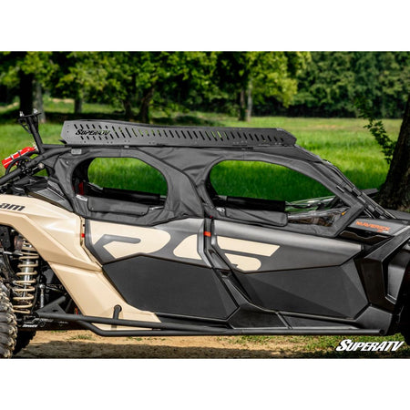 SuperATV Can - Am Maverick X3 MAX Primal Soft Cab Enclosure Upper Doors - MojoMotoSport.com