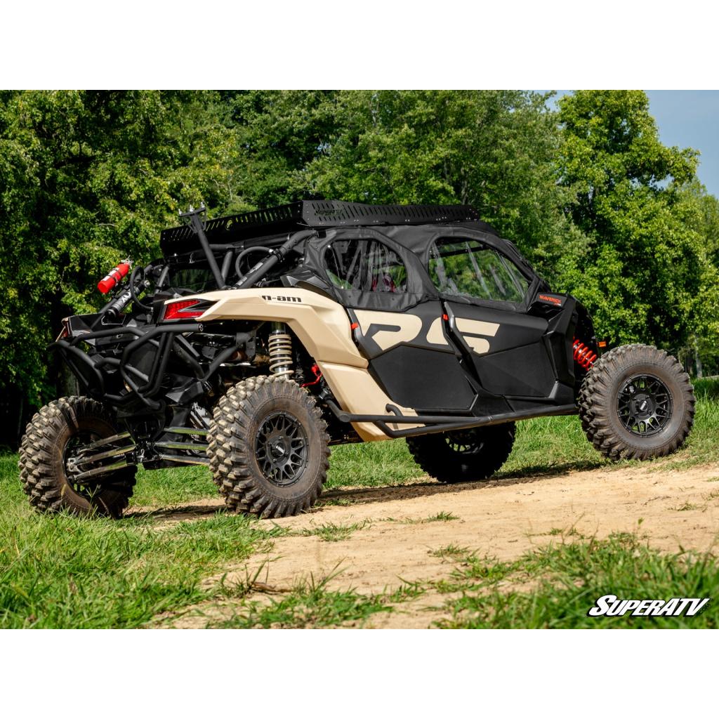 SuperATV Can - Am Maverick X3 MAX Primal Soft Cab Enclosure Upper Doors - MojoMotoSport.com