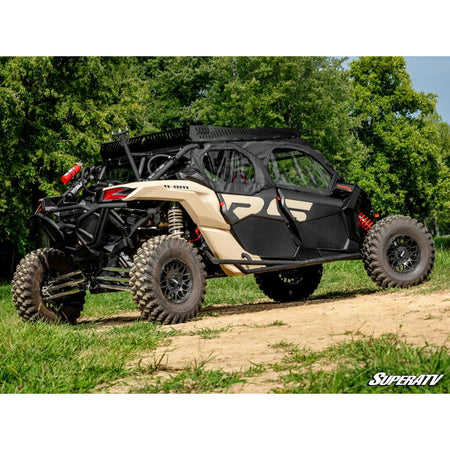 SuperATV Can - Am Maverick X3 MAX Primal Soft Cab Enclosure Upper Doors - MojoMotoSport.com