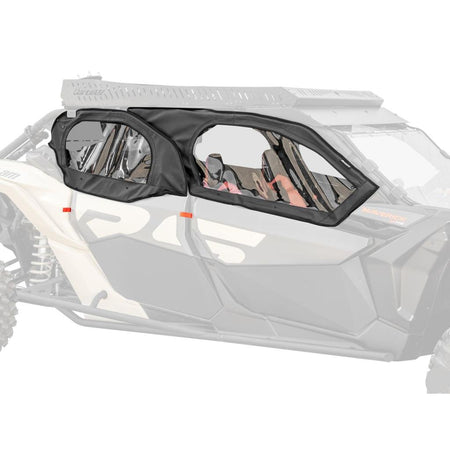SuperATV Can - Am Maverick X3 MAX Primal Soft Cab Enclosure Upper Doors - MojoMotoSport.com