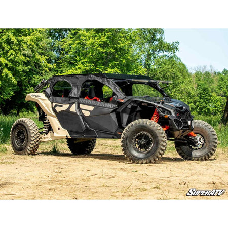 SuperATV Can - Am Maverick X3 MAX Primal Soft Cab Enclosure Upper Doors - MojoMotoSport.com