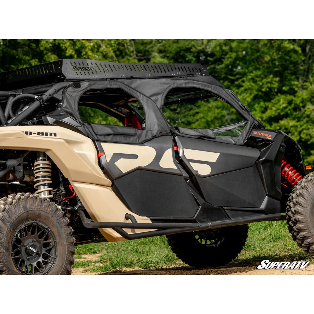 SuperATV Can - Am Maverick X3 MAX Primal Soft Cab Enclosure Upper Doors - MojoMotoSport.com