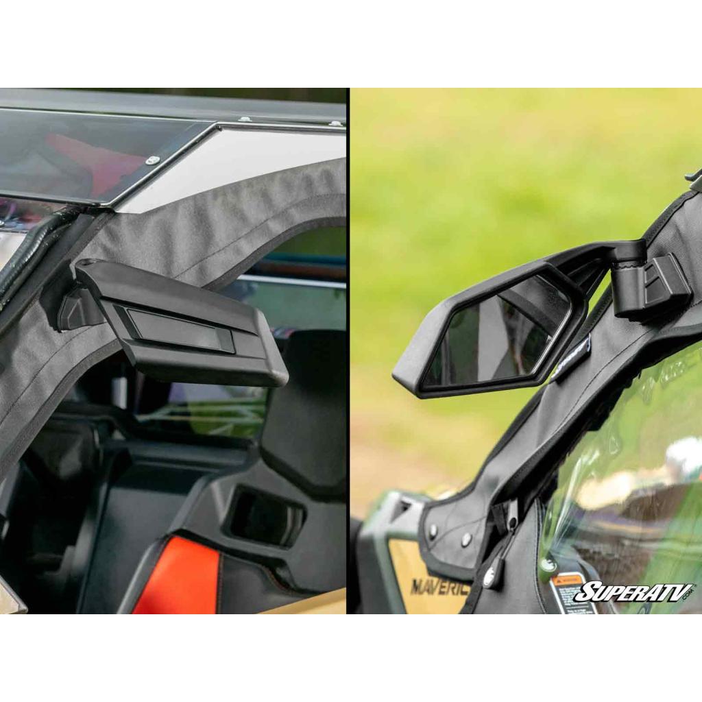 SuperATV Can - Am Maverick X3 MAX Primal Soft Cab Enclosure Upper Doors - MojoMotoSport.com