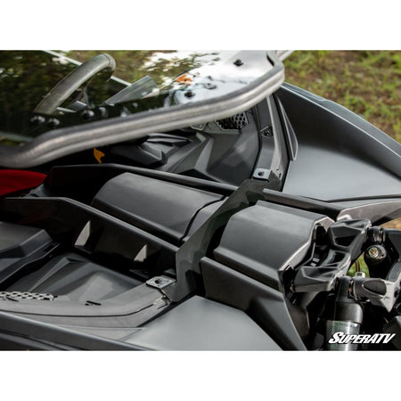 SuperATV Can - Am Maverick X3 MaxDrive Power Flip Windshield - MojoMotoSport.com