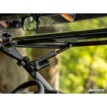 SuperATV Can - Am Maverick X3 MaxDrive Power Flip Windshield - MojoMotoSport.com