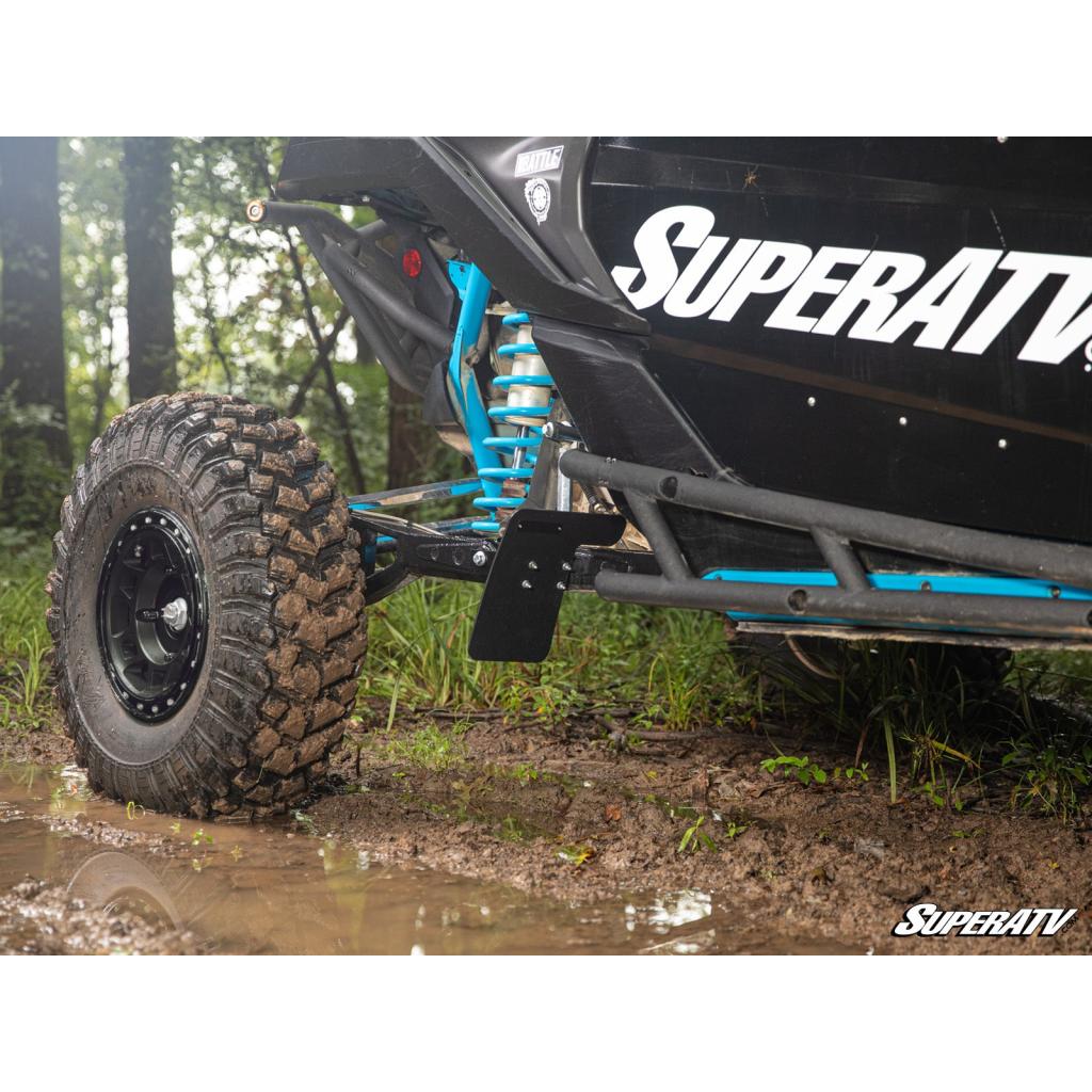 SuperATV Can - Am Maverick X3 Mud Flaps - MojoMotoSport.com