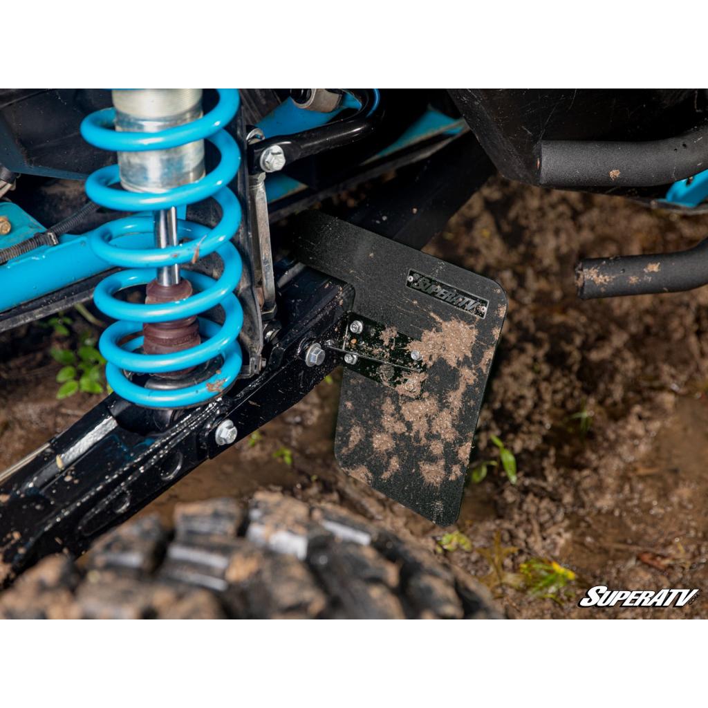 SuperATV Can - Am Maverick X3 Mud Flaps - MojoMotoSport.com