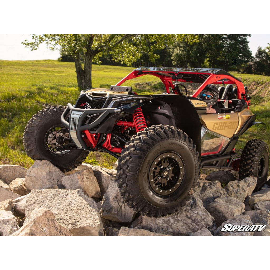 SuperATV Can - Am Maverick X3 Prerunner Front Bumper - MojoMotoSport.com