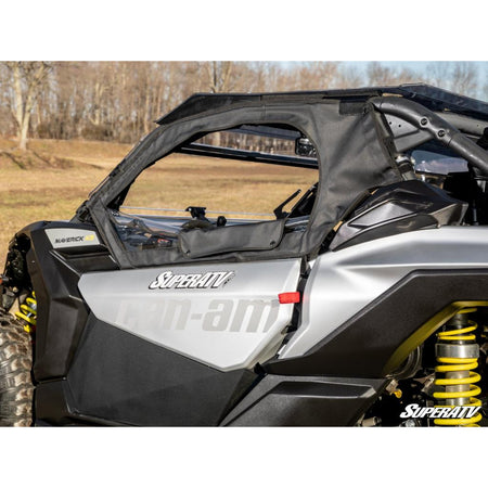 SuperATV Can - Am Maverick X3 Primal Soft Cab Enclosure Upper Doors - MojoMotoSport.com