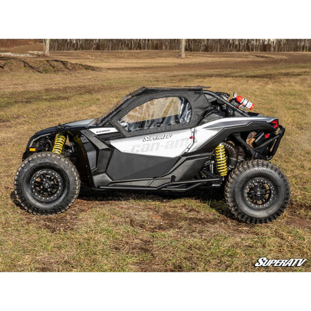SuperATV Can - Am Maverick X3 Primal Soft Cab Enclosure Upper Doors - MojoMotoSport.com