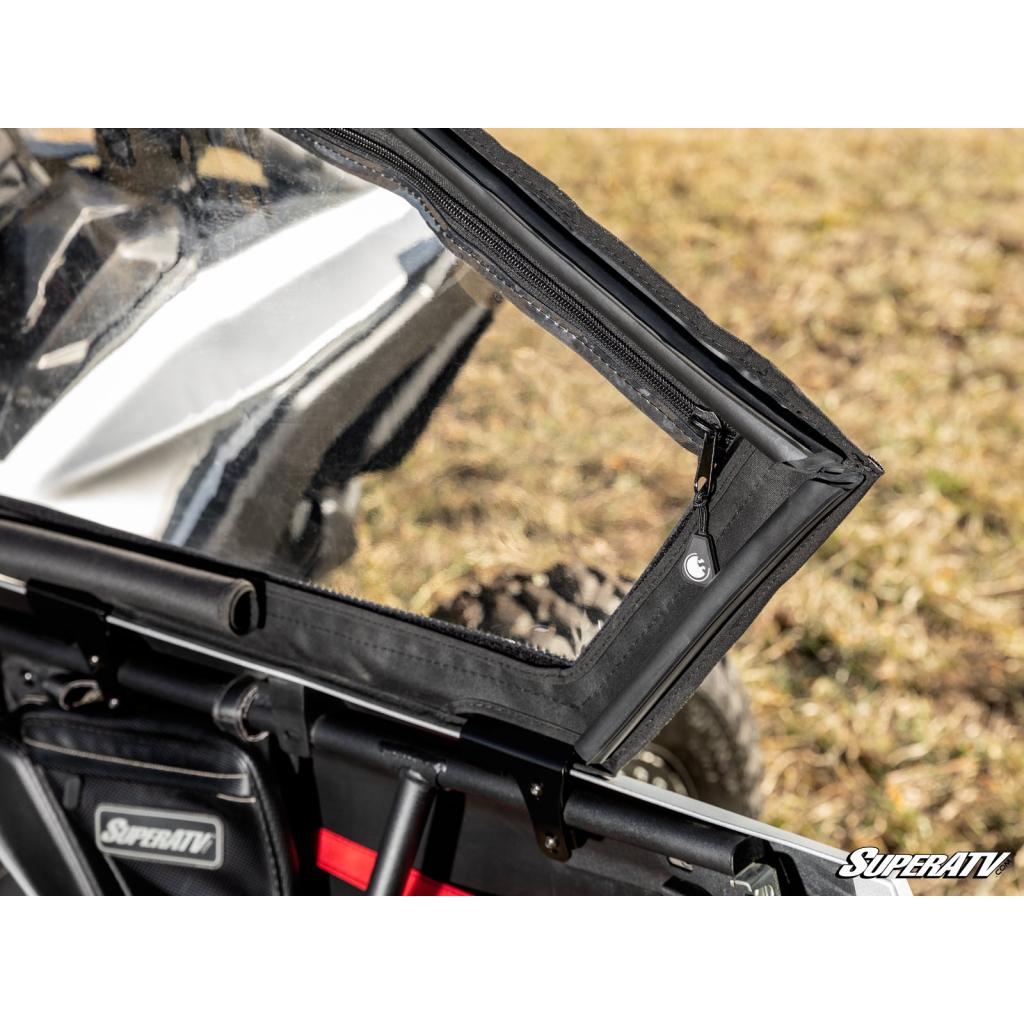 SuperATV Can - Am Maverick X3 Primal Soft Cab Enclosure Upper Doors - MojoMotoSport.com