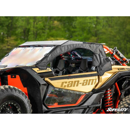 SuperATV Can - Am Maverick X3 Primal Soft Cab Enclosure Upper Doors - MojoMotoSport.com