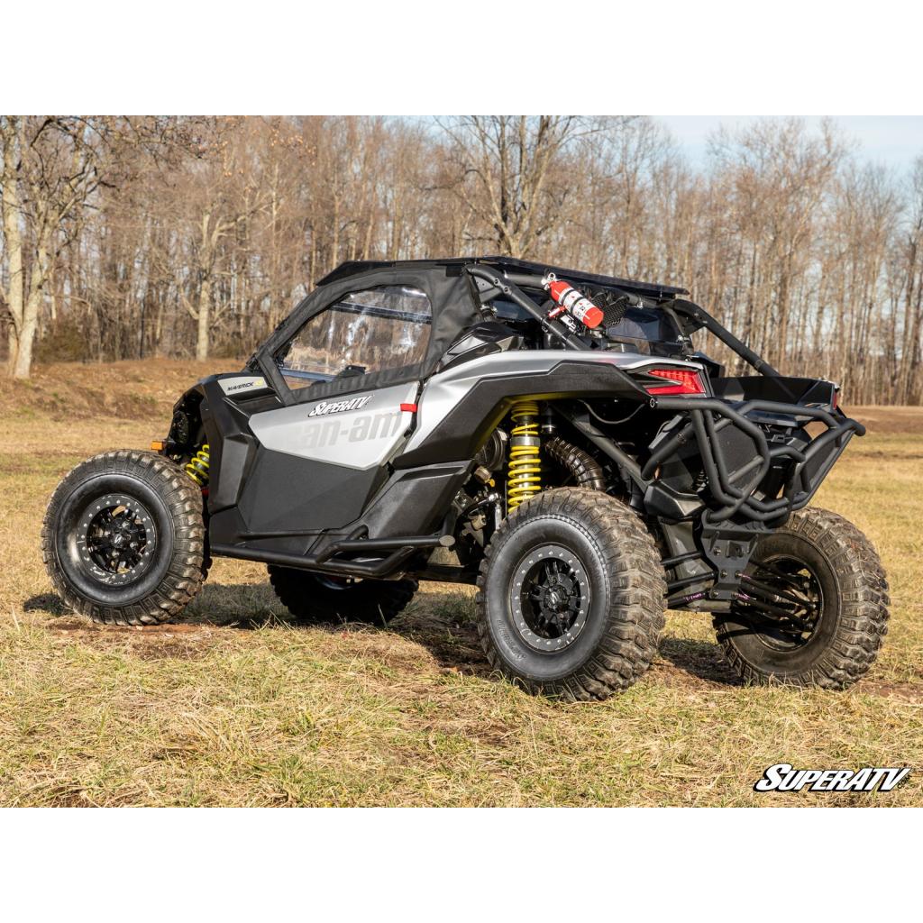 SuperATV Can - Am Maverick X3 Primal Soft Cab Enclosure Upper Doors - MojoMotoSport.com