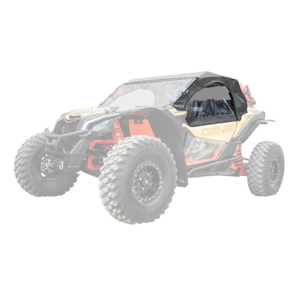 SuperATV Can - Am Maverick X3 Primal Soft Cab Enclosure Upper Doors - MojoMotoSport.com