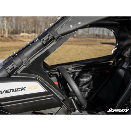 SuperATV Can - Am Maverick X3 Primal Soft Cab Enclosure Upper Doors - MojoMotoSport.com