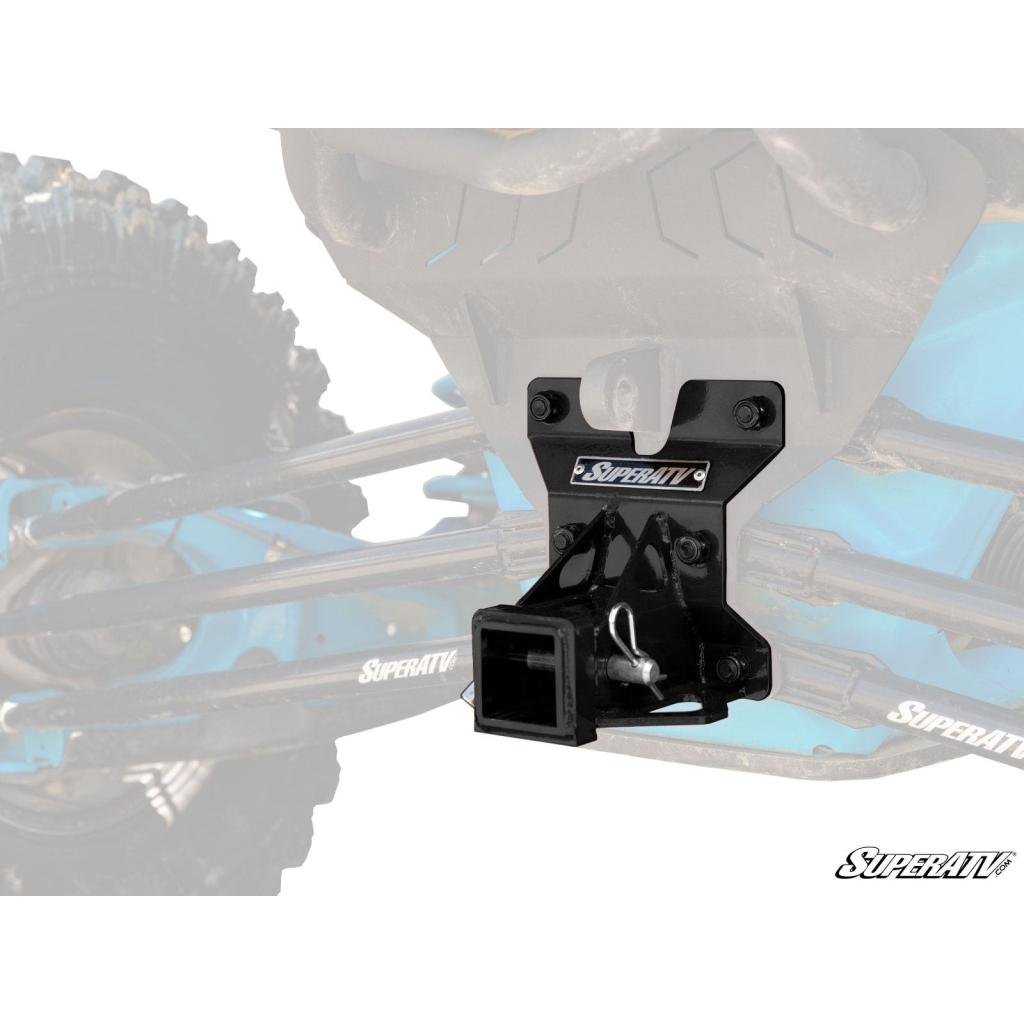 SuperATV Can - Am Maverick X3 Rear Receiver Hitch - MojoMotoSport.com