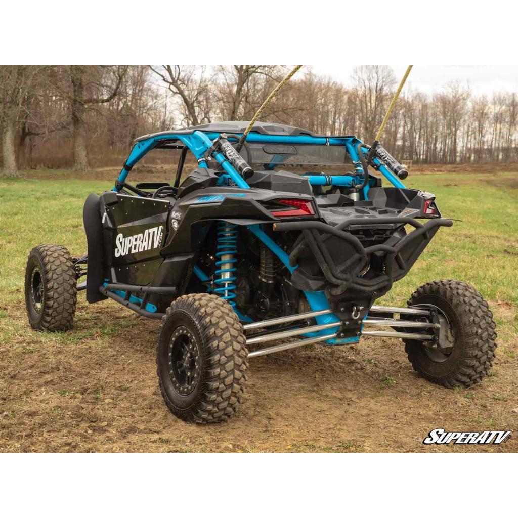 SuperATV Can - Am Maverick X3 Rear Vented Windshield - MojoMotoSport.com