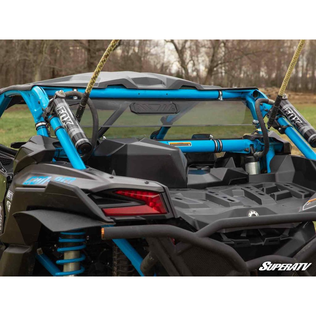SuperATV Can - Am Maverick X3 Rear Vented Windshield - MojoMotoSport.com