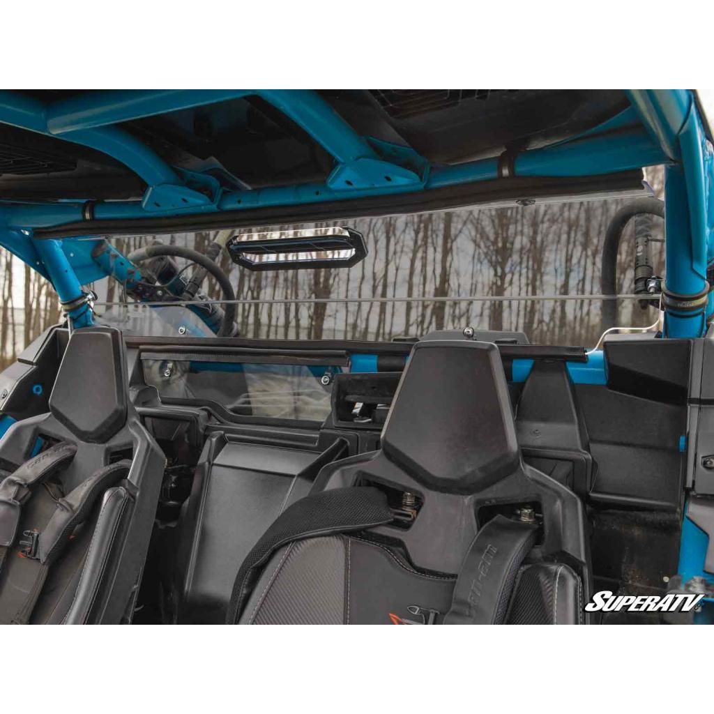 SuperATV Can - Am Maverick X3 Rear Vented Windshield - MojoMotoSport.com
