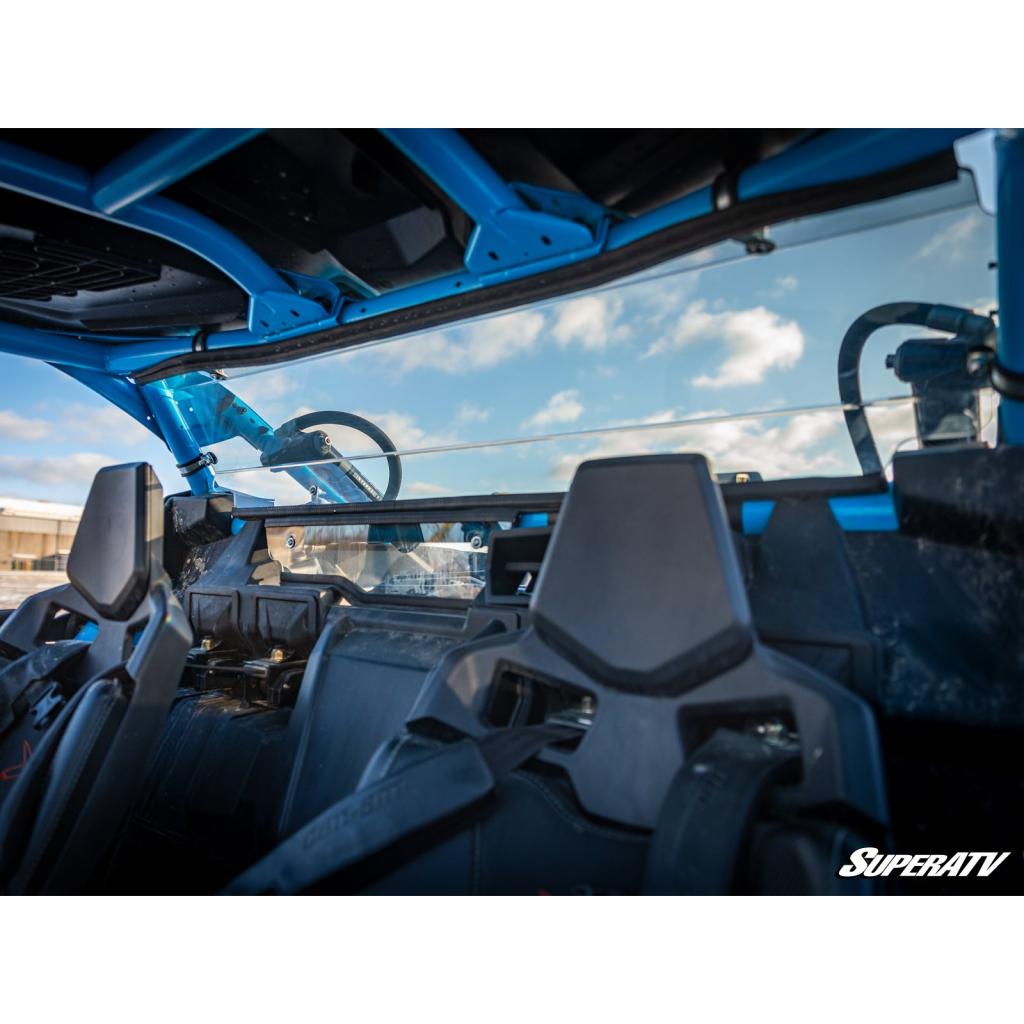 SuperATV Can - Am Maverick X3 Scratch - Resistant Rear Windshield - MojoMotoSport.com