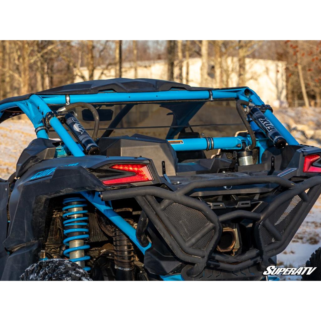 SuperATV Can - Am Maverick X3 Scratch - Resistant Rear Windshield - MojoMotoSport.com