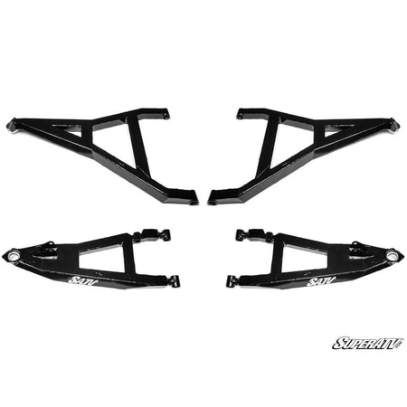 SuperATV Can - Am Maverick X3 Sidewinder A - Arms—1.5" Forward Offset - MojoMotoSport.com