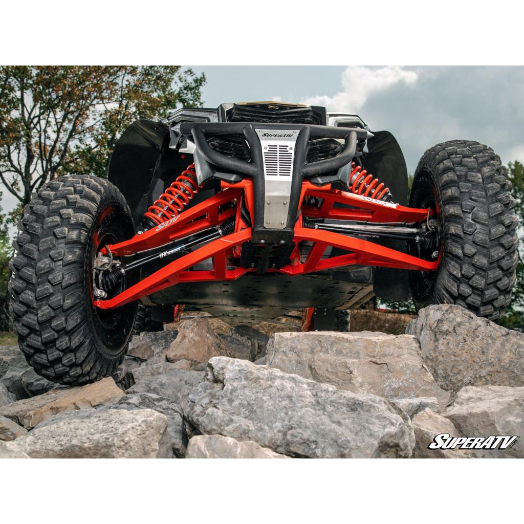 SuperATV Can - Am Maverick X3 Sidewinder A - Arms—1.5" Forward Offset - MojoMotoSport.com