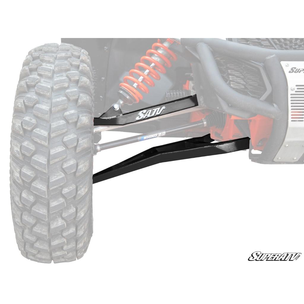 SuperATV Can - Am Maverick X3 Sidewinder A - Arms—1.5" Forward Offset - MojoMotoSport.com