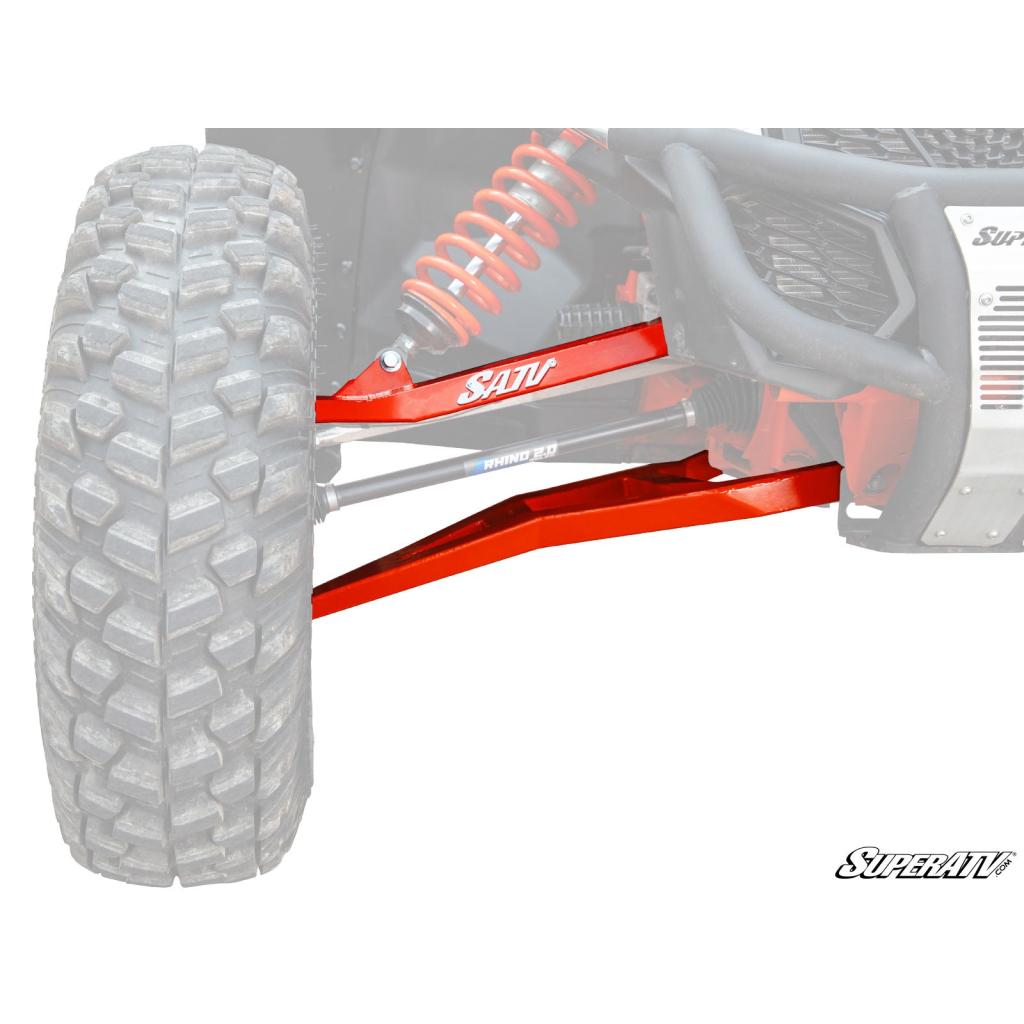 SuperATV Can - Am Maverick X3 Sidewinder A - Arms—1.5" Forward Offset - MojoMotoSport.com