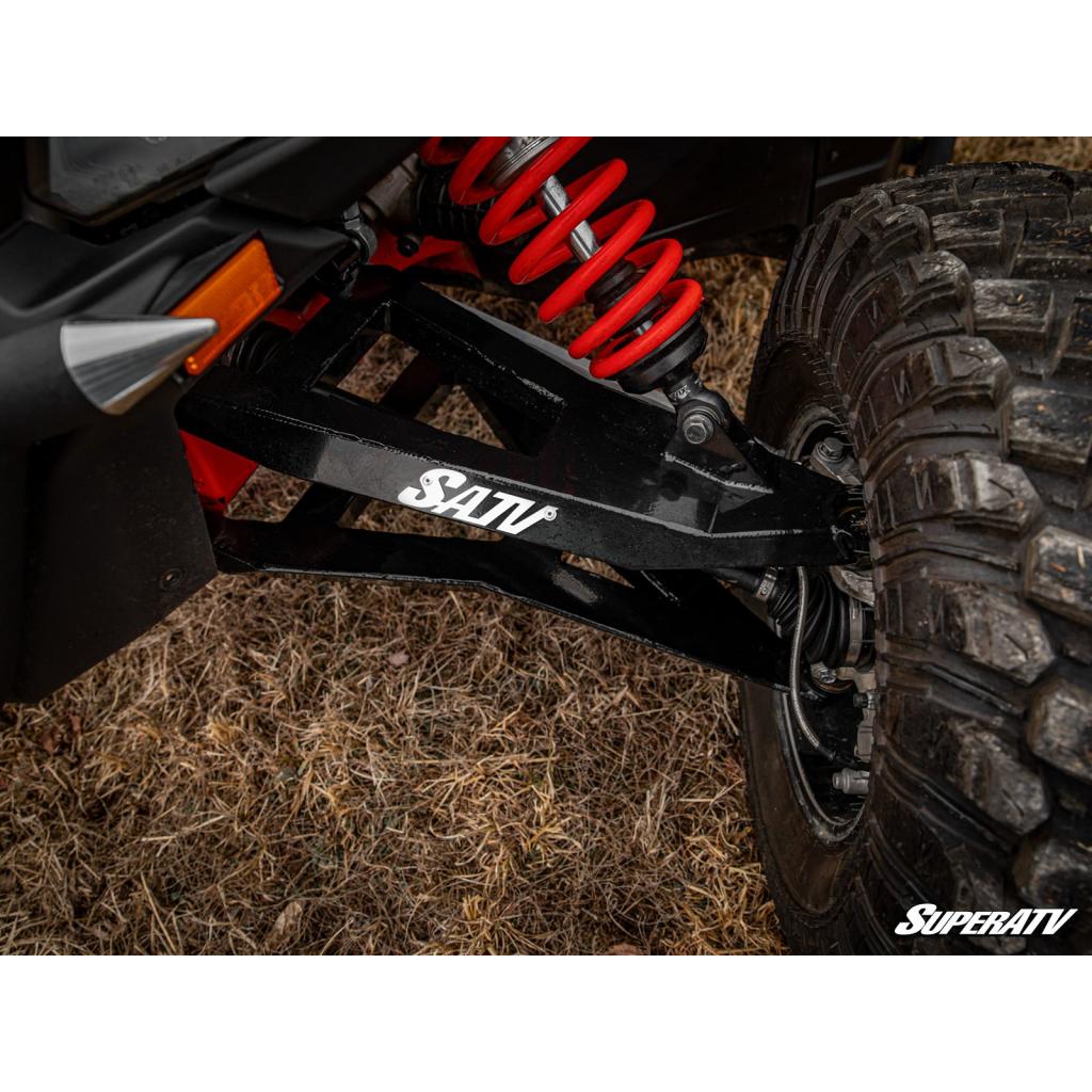 SuperATV Can - Am Maverick X3 Sidewinder A - Arms—1.5" Forward Offset - MojoMotoSport.com