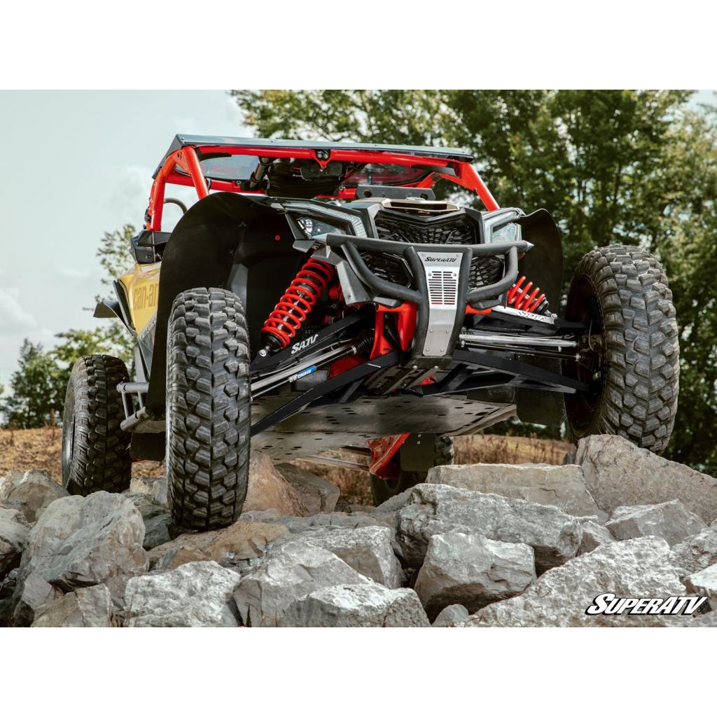 SuperATV Can - Am Maverick X3 Sidewinder A - Arms—1.5" Forward Offset - MojoMotoSport.com
