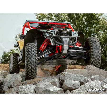 SuperATV Can - Am Maverick X3 Sidewinder A - Arms—1.5" Forward Offset - MojoMotoSport.com