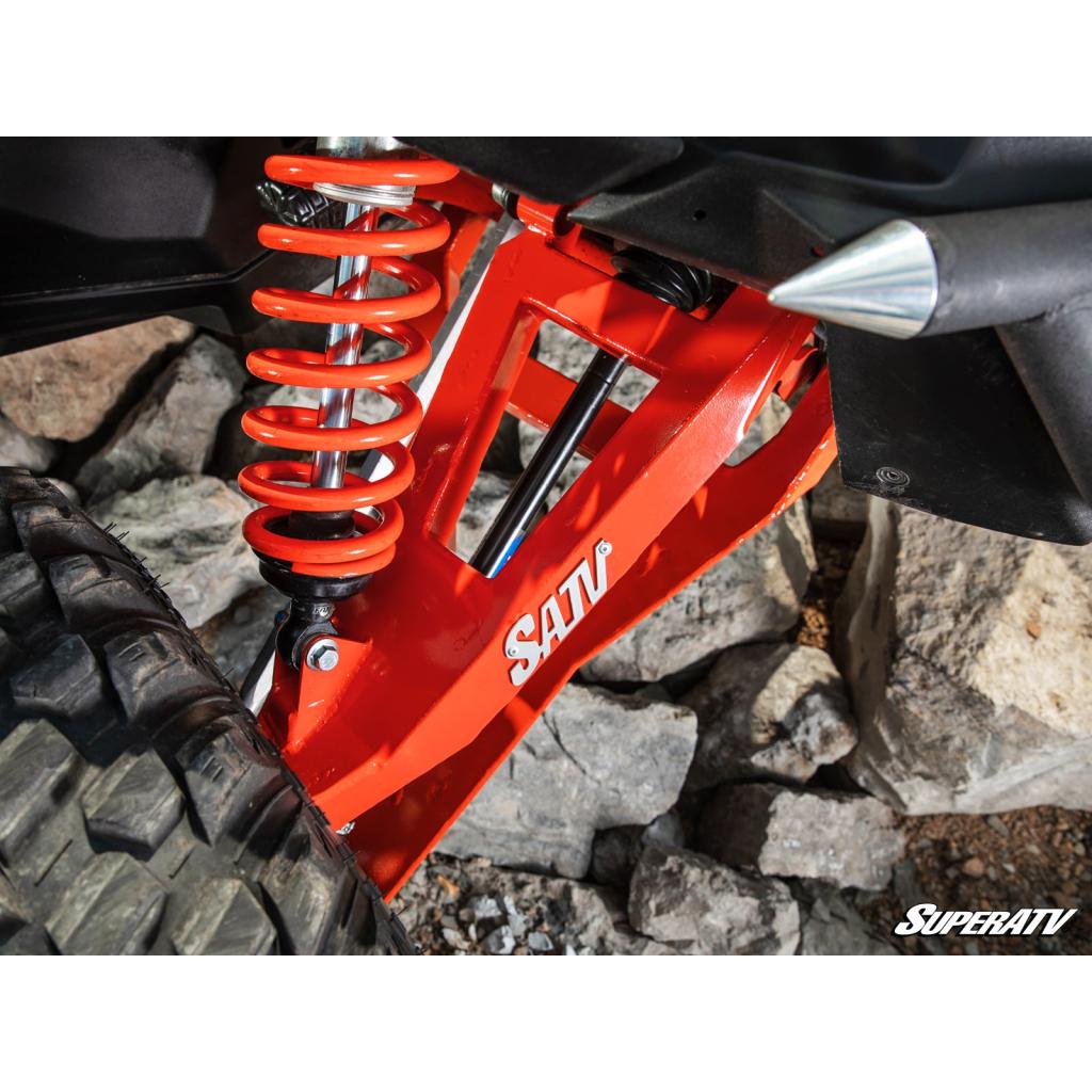 SuperATV Can - Am Maverick X3 Sidewinder A - Arms—1.5" Forward Offset - MojoMotoSport.com