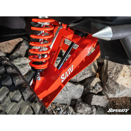SuperATV Can - Am Maverick X3 Sidewinder A - Arms—1.5" Forward Offset - MojoMotoSport.com