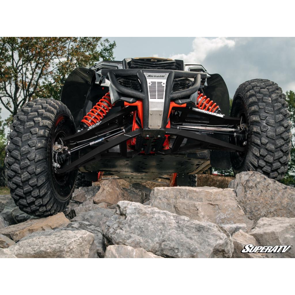 SuperATV Can - Am Maverick X3 Sidewinder A - Arms—1.5" Forward Offset - MojoMotoSport.com