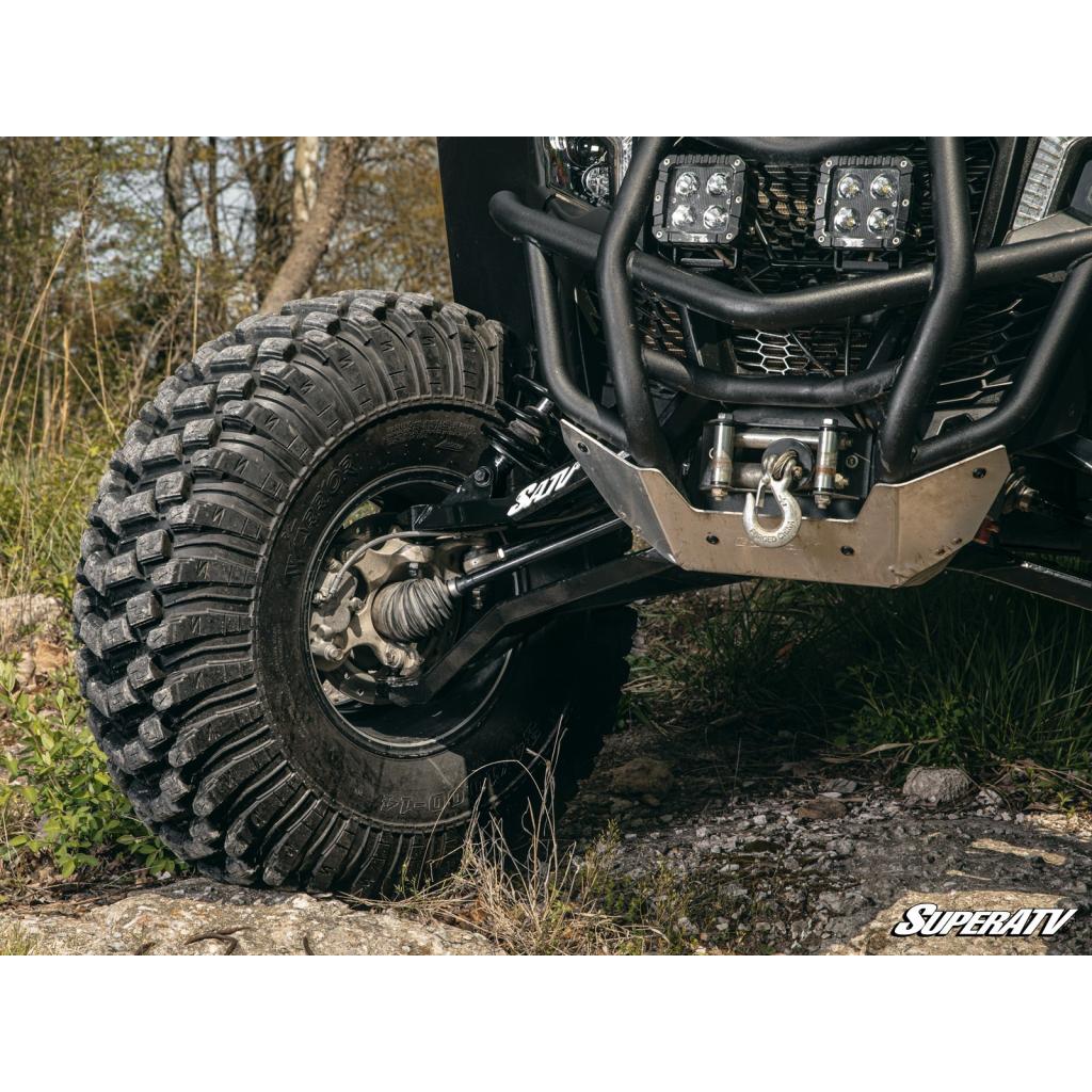 SuperATV Can - Am Maverick X3 Sidewinder A - Arms—1.5" Forward Offset - MojoMotoSport.com