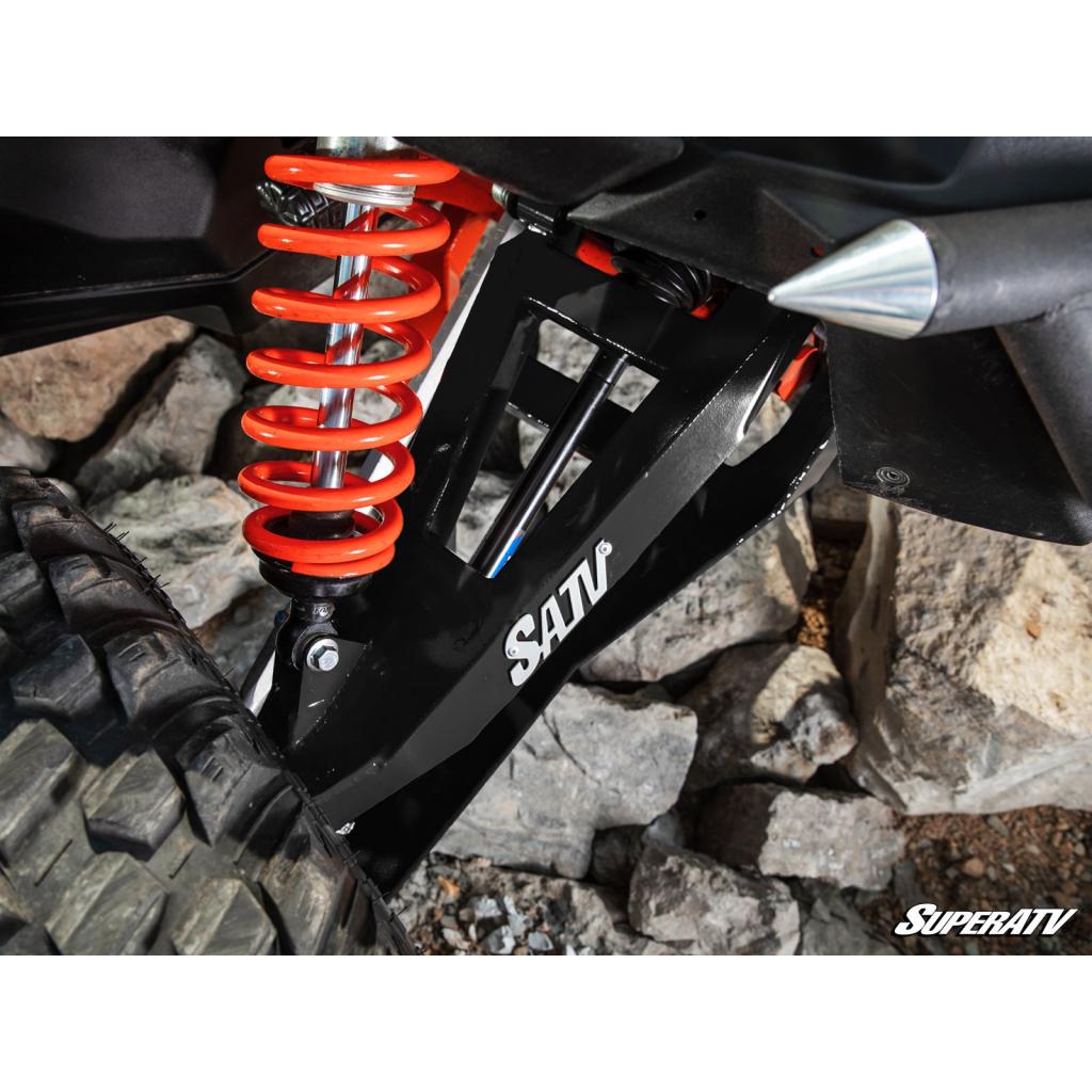 SuperATV Can - Am Maverick X3 Sidewinder A - Arms—1.5" Forward Offset - MojoMotoSport.com