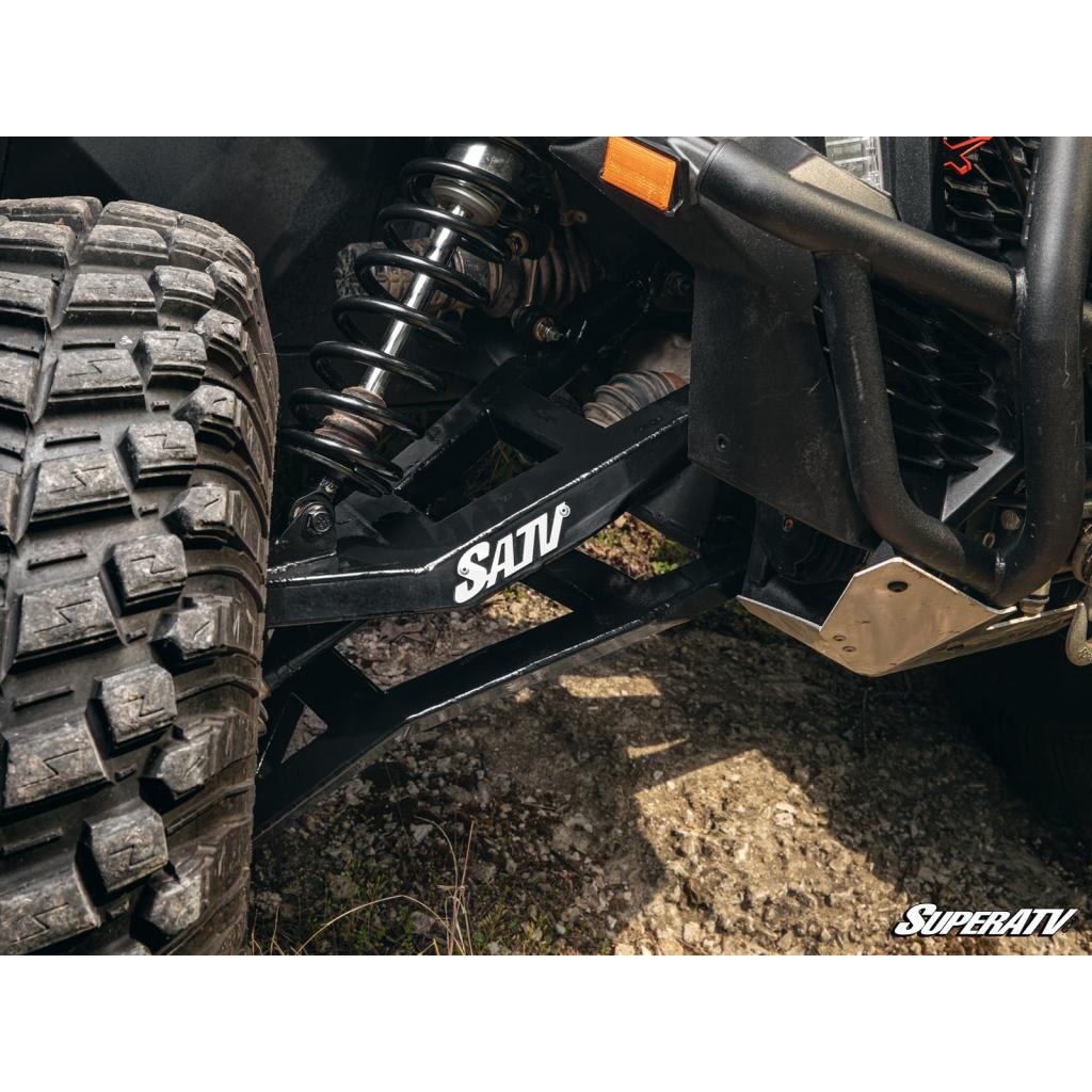 SuperATV Can - Am Maverick X3 Sidewinder A - Arms—1.5" Forward Offset - MojoMotoSport.com
