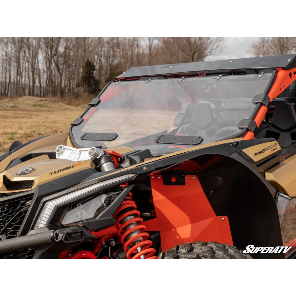 SuperATV Can - Am Maverick X3 Vented Full Windshield - MojoMotoSport.com