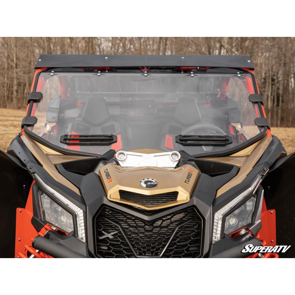 SuperATV Can - Am Maverick X3 Vented Full Windshield - MojoMotoSport.com