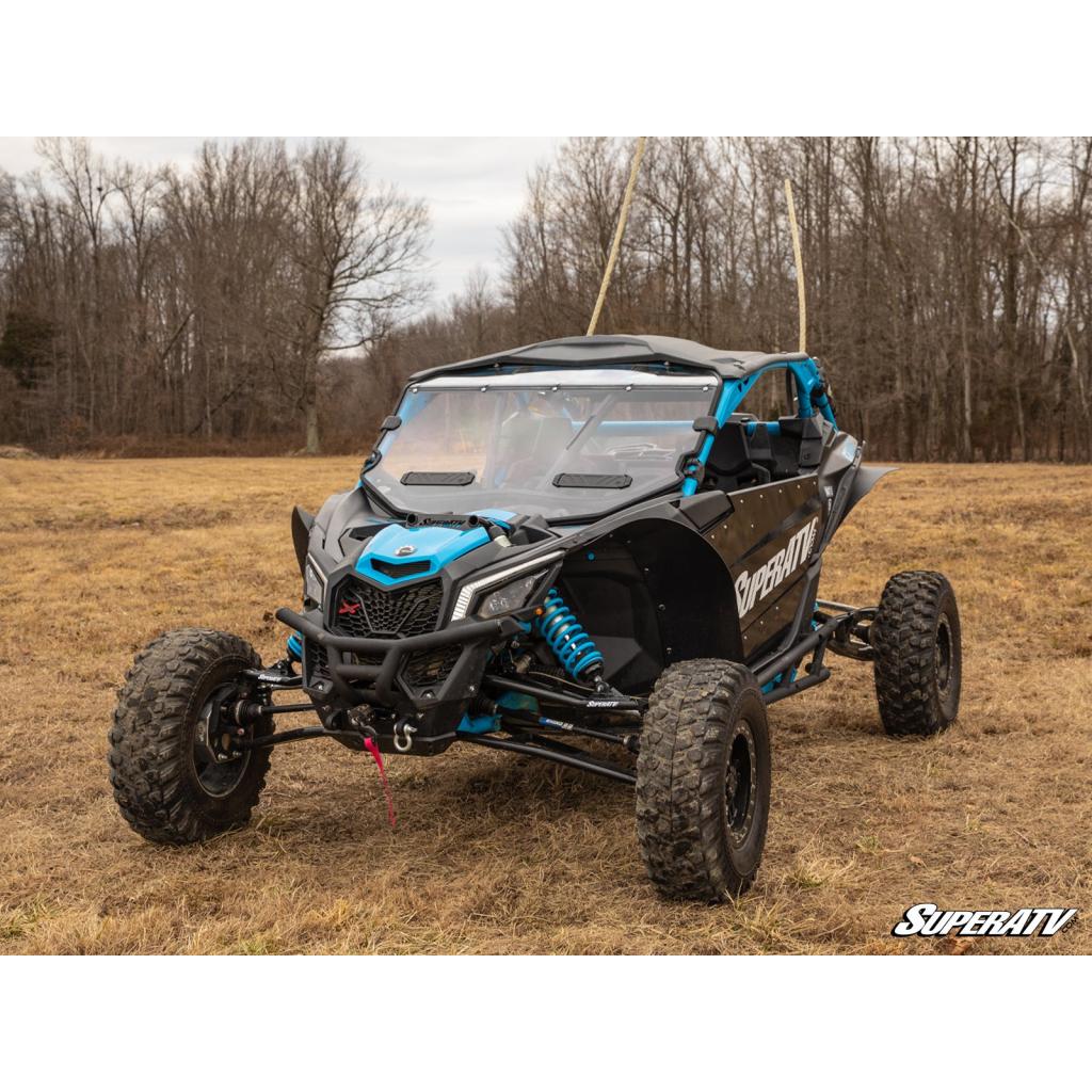 SuperATV Can - Am Maverick X3 Vented Full Windshield - MojoMotoSport.com