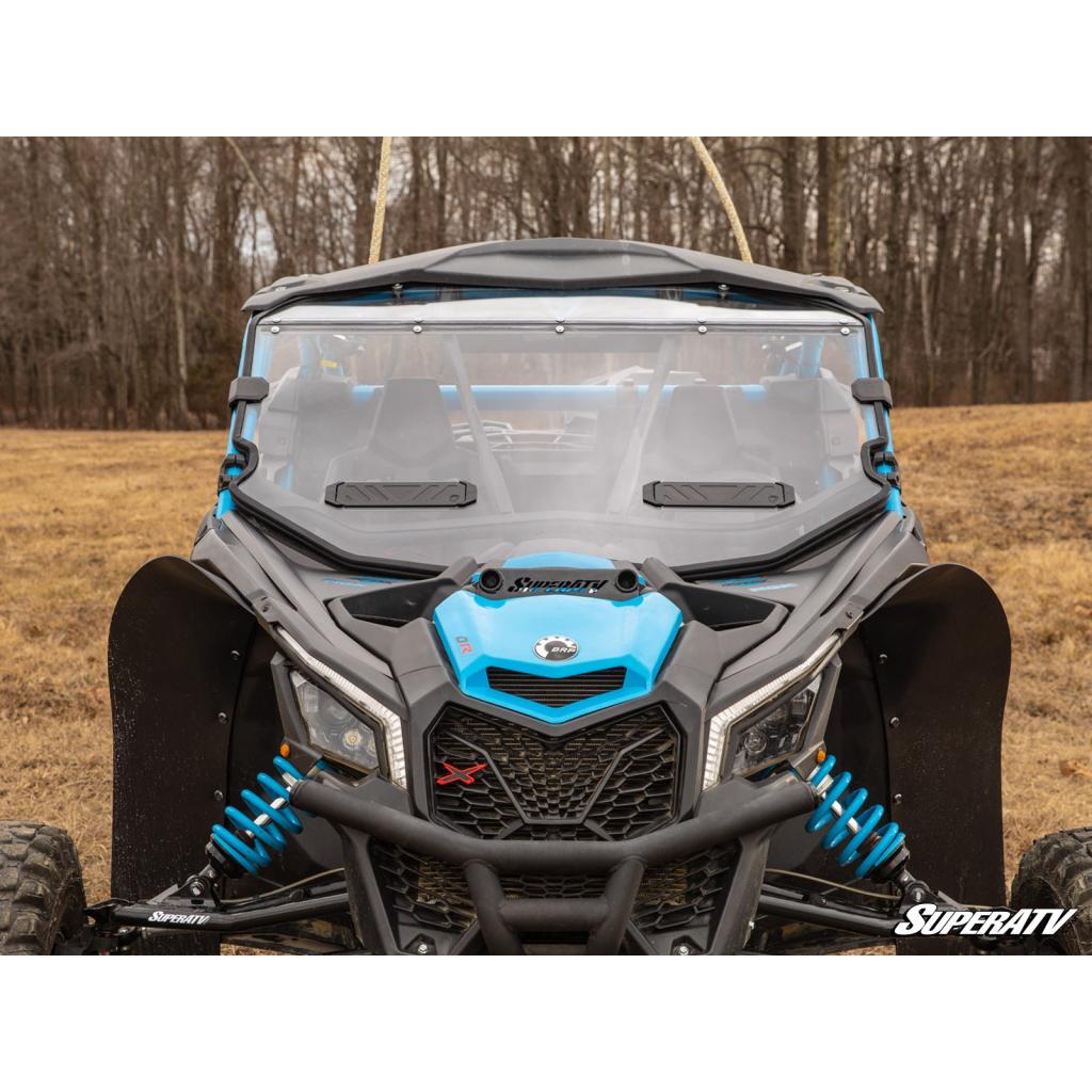 SuperATV Can - Am Maverick X3 Vented Full Windshield - MojoMotoSport.com