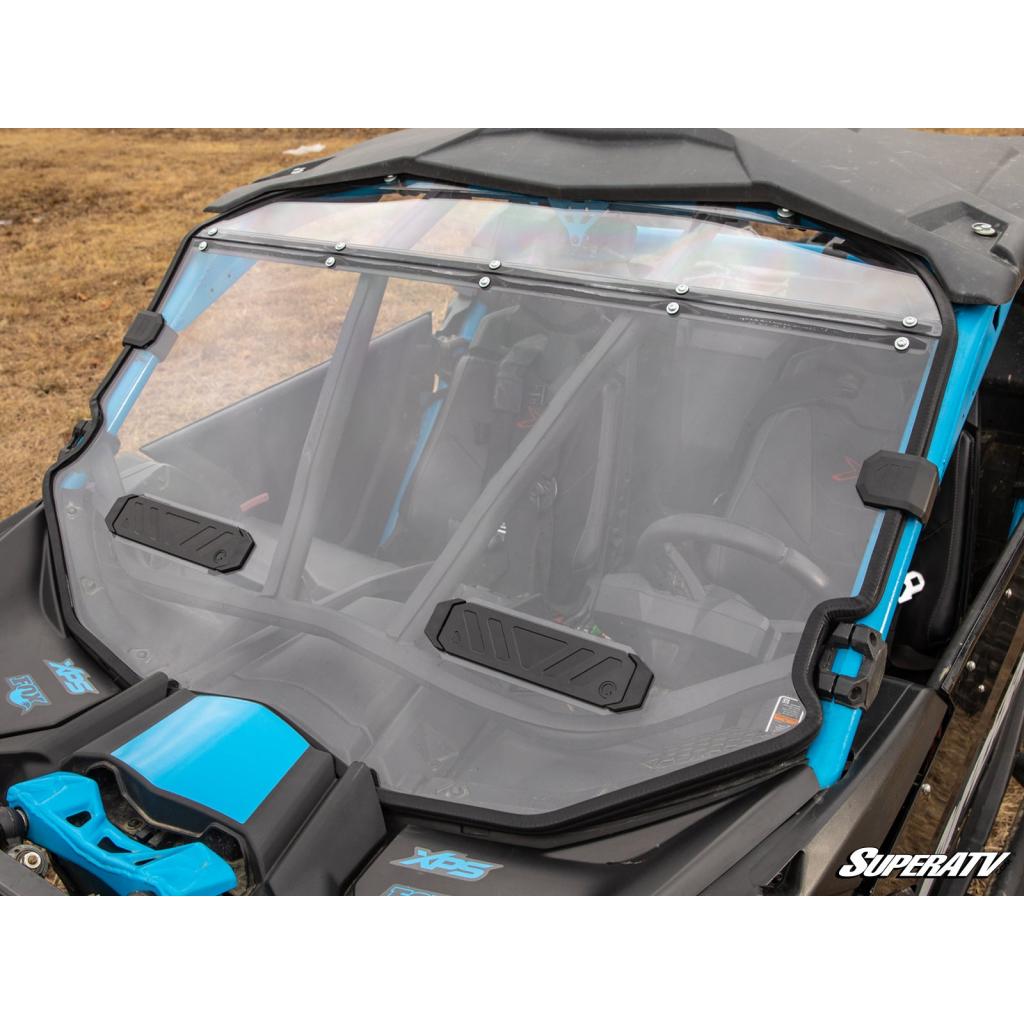SuperATV Can - Am Maverick X3 Vented Full Windshield - MojoMotoSport.com